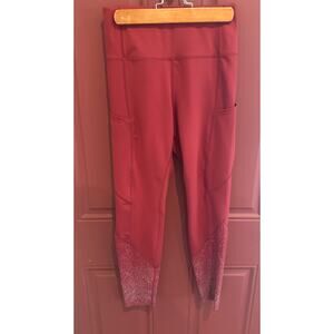 Zyia Merlot Light n Luxe Pocket Reflective Hi-Rise 7/8 24"